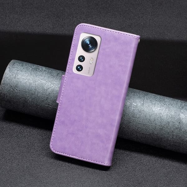 Butterfly Xiaomi 12 / 12x Flippetui - Lilla Purple