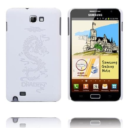 Dragon Mattslipt (Hvit) Samsung Galaxy Note Deksel White