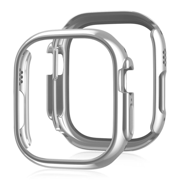 Apple Watch Ultra 2 / Ultra 49mm Watch Frame Case Stødabsorberende bumpresistent cover - Sølv Silver grey