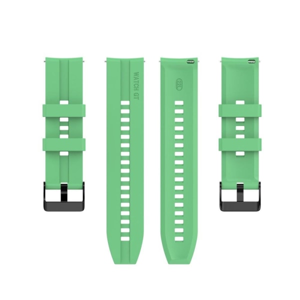 22mm Universal silicone watch strap - Green Grön
