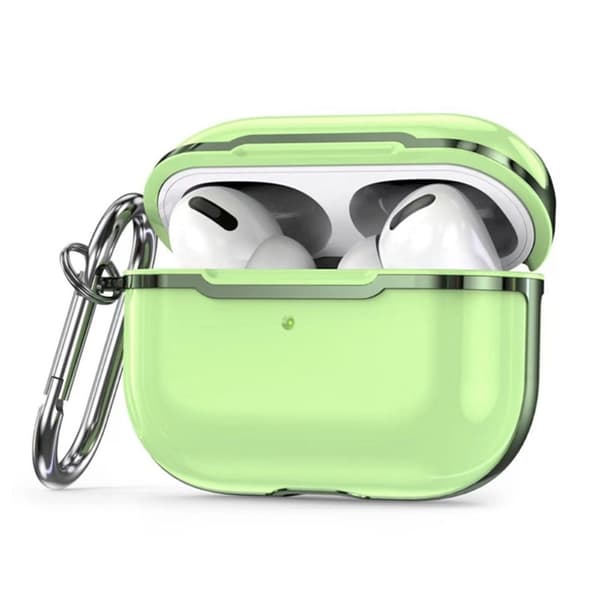 AirPods Pro 2 galvaniseringsetui med krog - Matcha-Grøn / Grøn Green