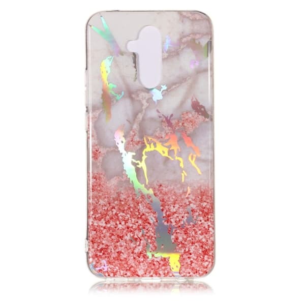 Marmormotiv Huawei Mate 20 Lite skal - Grå / Rosa multifärg