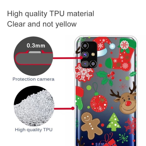 Deco Samsung Galaxy M31s skal - Juldekoration multifärg