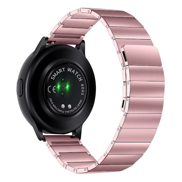 20mm Universal ruostumattomasta teräksestä valmistettu kellonhihna - Pinkki Pink