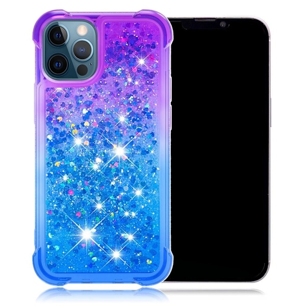 Princess iPhone 13 Pro deksel - Lilla / Blå Multicolor