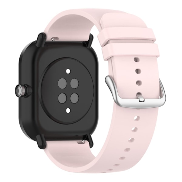 22 mm universal klockarmband i silikon - Ljusrosa Rosa