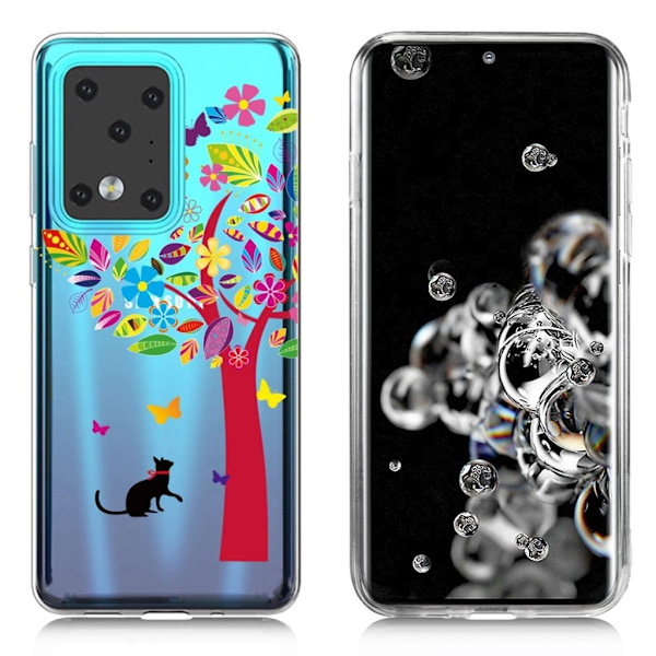 Deco Samsung Galaxy S20 Ultra skal - Katt Och Träd multifärg