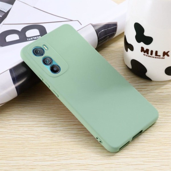 Matte Liquid Silikone Cover til Motorola Edge 30 - Grøn Green