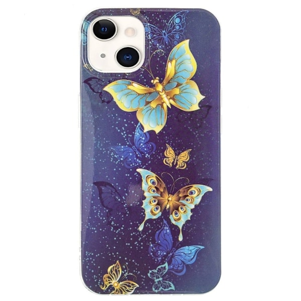 Deco iPhone 14 Suojakotelo - Colorful Butterflies Multicolor