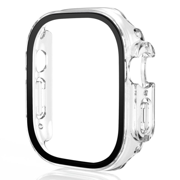 Apple Watch Ultra cover with tempered glass screen protector - T Transparent