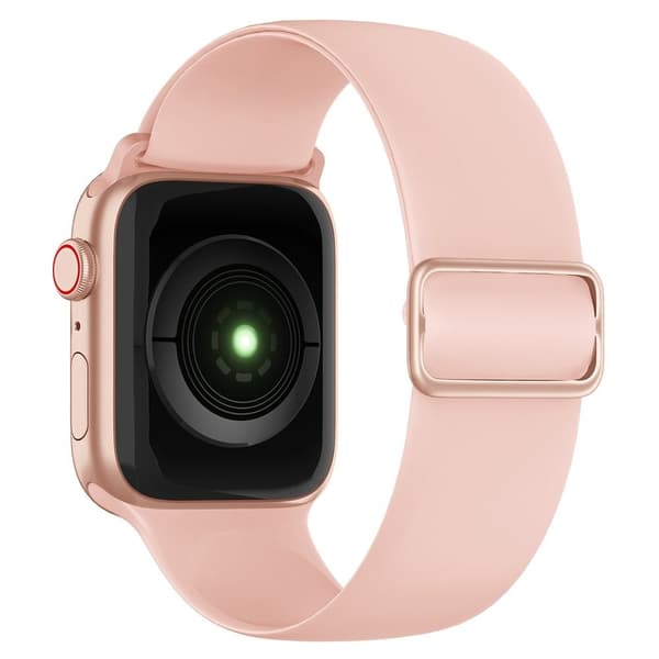 Apple Watch (41mm) elegantti silikoninen ranneke - Pinkki Pink