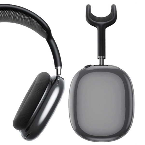 Airpods Max headphone protective case - Transparent Black Svart