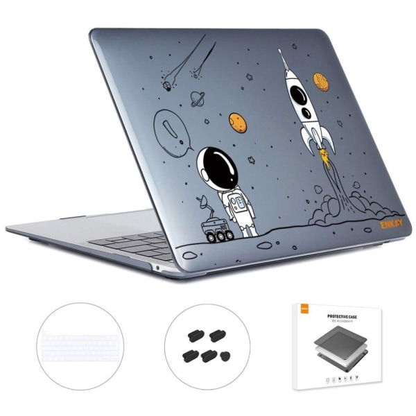 HAT PRINCE MacBook Pro 13 (A2251, A2289, 2020) / M1 / M2 (A2338, 2020) astronautstil og tastaturcover - Affyring Af Raketskib White