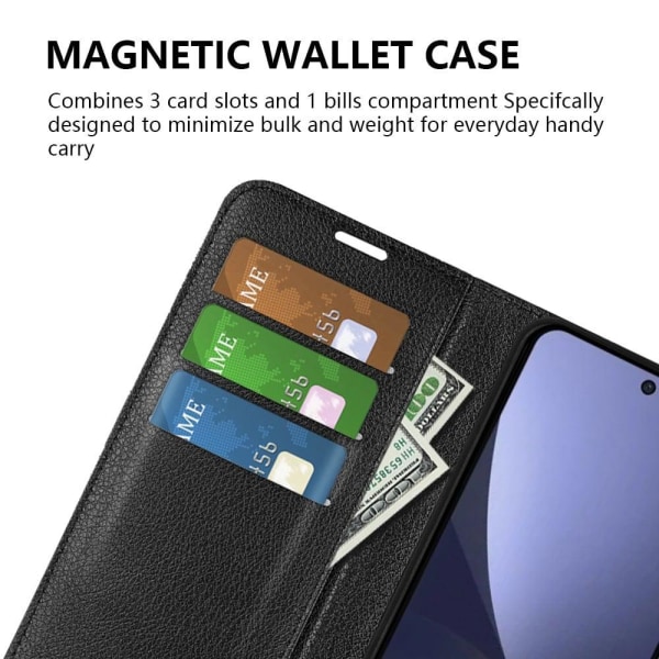 Klassisk Xiaomi 13 Flip Etui - Hvid White