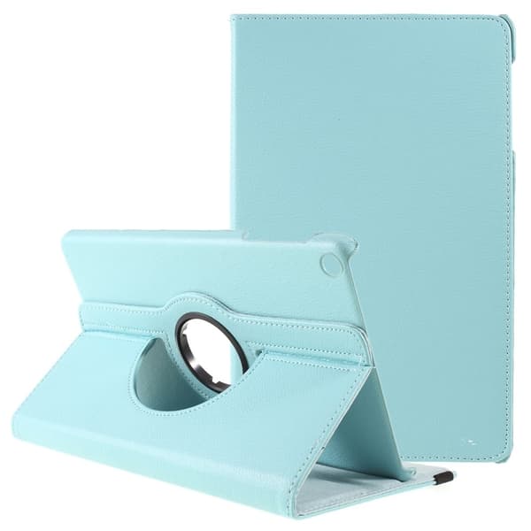 Huawei MatePad SE 10,4" etui 360° roterende lædercover med elastikbånd i rød Blue
