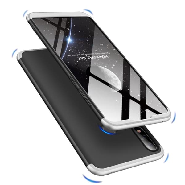GKK ASUS ZenFone Max Pro (M2) 3-i-1 aftageligt etui - Sølv / Sort Multicolor