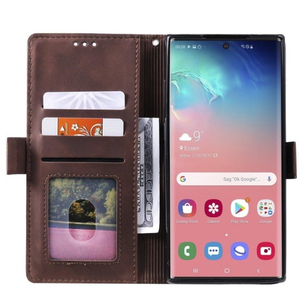 Surburbian Samsung Galaxy Note 10 Pro flip etui - Brun Brown