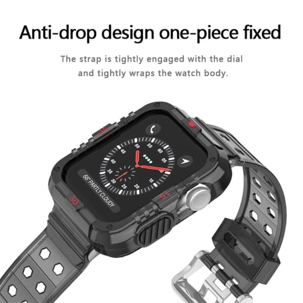Apple Watch (41 mm) beskyttelsesdeksel med klokkerem - Hvit White