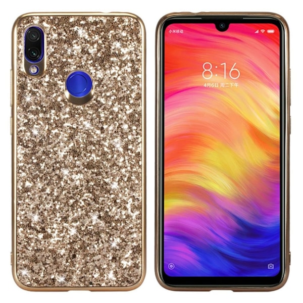 Glitter Xiaomi Redmi Note 7 / Xiaomi Redmi Note 7S / Xiaomi Redmi Note 7 Pro kotelot - Kultainen Gold