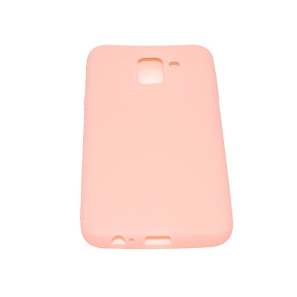 Samsung Galaxy J6 (2018) beskyttelsesetui i silikone- og plastik Pink