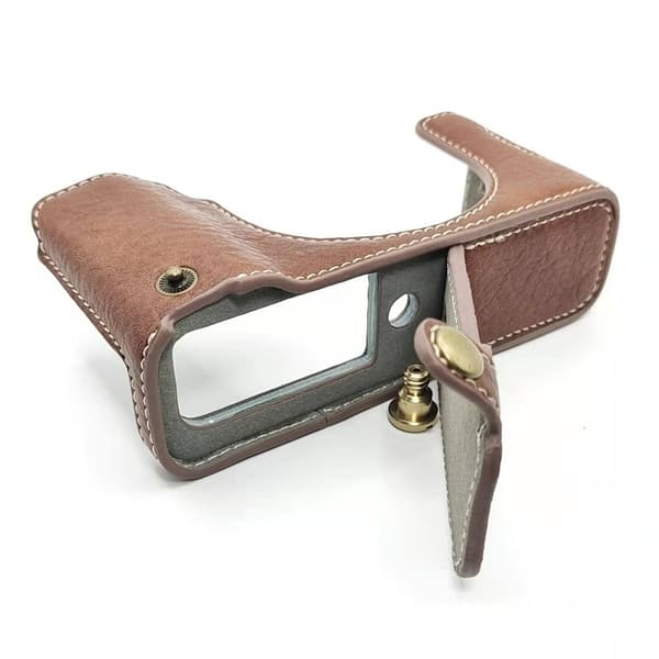 Fujifilm X100V PU-nahkasuojus - Ruskea Brown