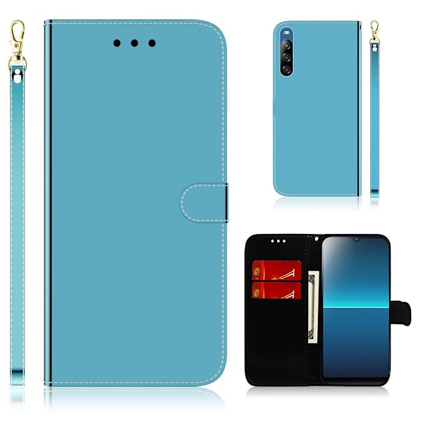 Mirror Sony Xperia L4 flip-etui - Blå Blue