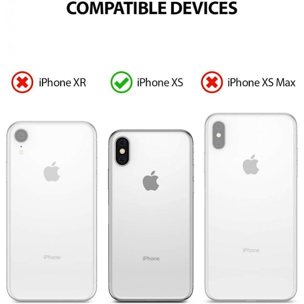 Ringke SLIM för iPhone X/XS - Persika Rosa Rosa