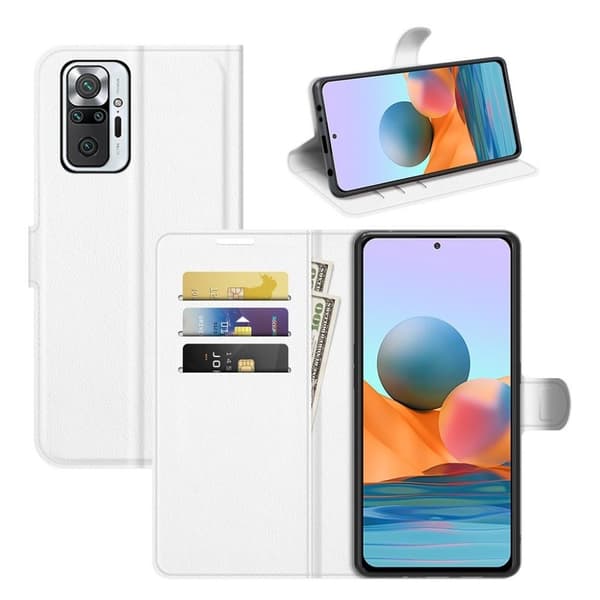 Classic Xiaomi Redmi Note 10 Pro Flippetui - Hvit White