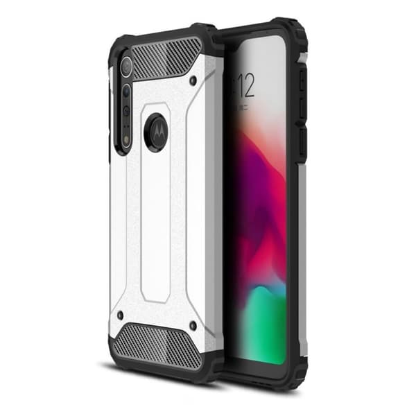 Armor Guard Motorola Moto G8 Play Etui - Sølv Silver grey