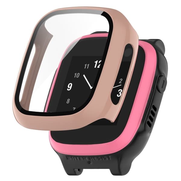 Xplora X5 Play protective cover with tempered glass - Pink Rosa