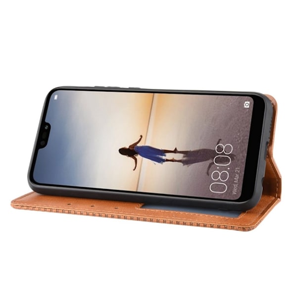Bofink Vintage Huawei P20 Lite kotelot - Ruskea Brown