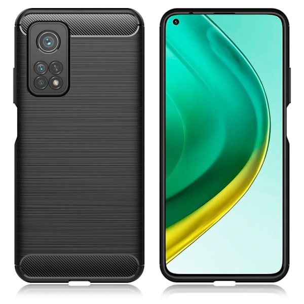 Carbon Flex Etui Xiaomi Redmi K30S / Mi 10t Pro 5g / Mi 10t 5g - Sort Black