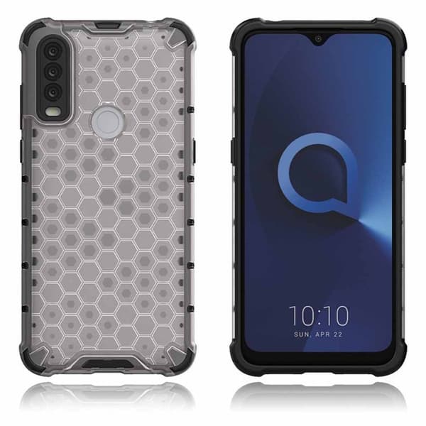 Bofink Honeycomb Alcatel 1S (2020) skal - Vit Vit