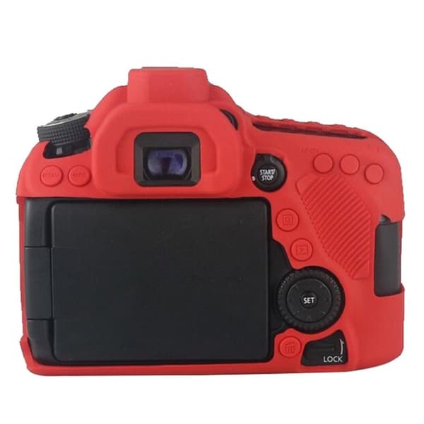 Canon EOS 5D Mark III Beskyttelsesdeksel laget av silikon - Rød Red