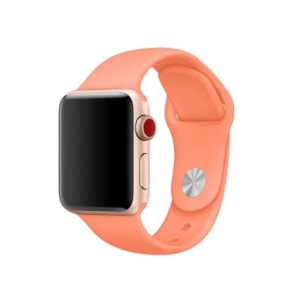 Apple Watch Series 4 40mm silikoninen kellonauha - Persikka Orange