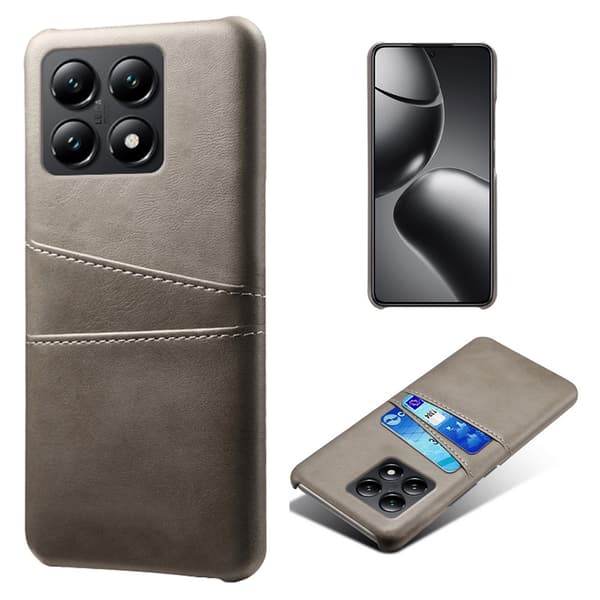 Dual Card Xiaomi 14T deksel - Grå Silver grey