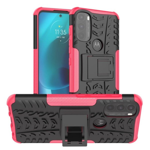 Offroad case - Motorola Moto G71 5G - Rose Pink