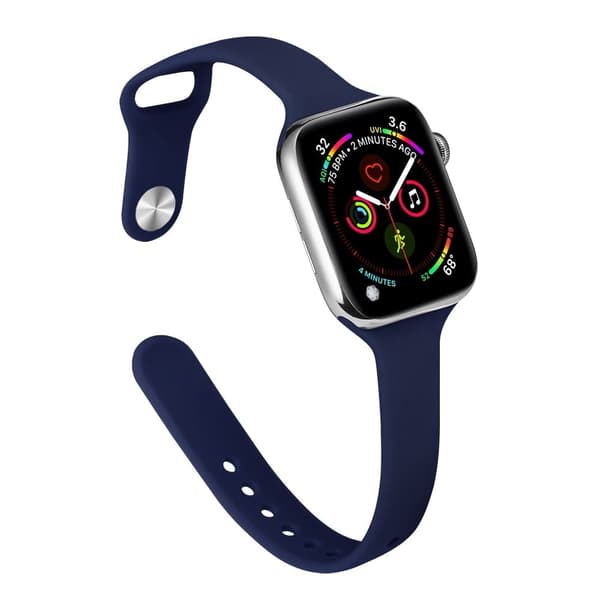 Apple Watch 41 mm / 40 mm / 38 mm slanke armbånd - Midnattsblå Blue