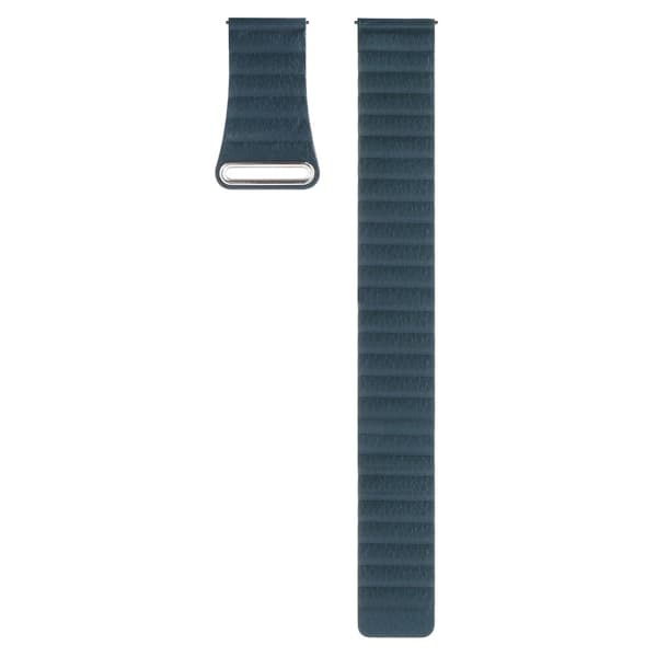 22mm Universal aito nahkainen kellonhihna - Tummanvihreä Green