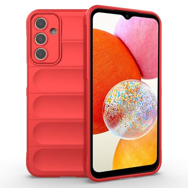 Deksel med mykt grep for Samsung Galaxy A15 - Rød Red