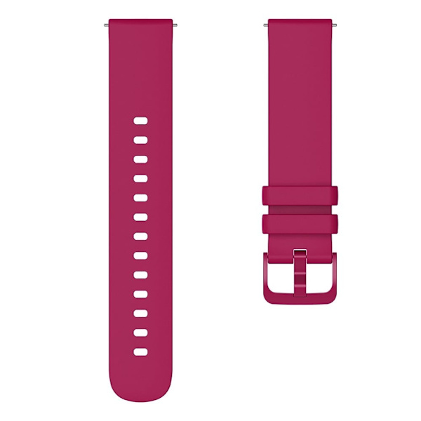 22mm Universal quick release silikone urrem - Mørklilla Purple
