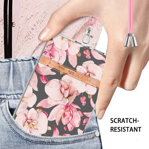 Slim og Holdbart Blødtcover med Snor til Samsung Galaxy S23 Plus - Hc005 Pink Gardenia Pink