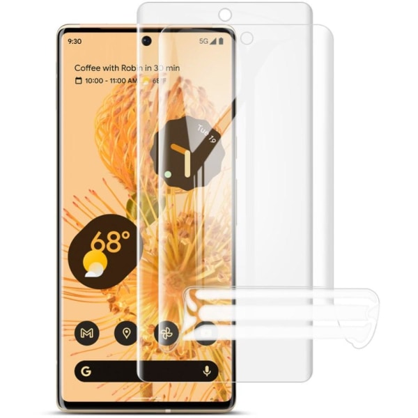 2 Pcs IMAK Hydrogel Iii Suojakalvo Film For Google Pixel 6 Pro Transparent