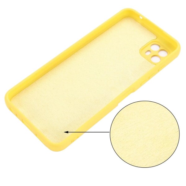 Matte liquid silicone cover for Motorola Moto G50 5G - Yellow Yellow