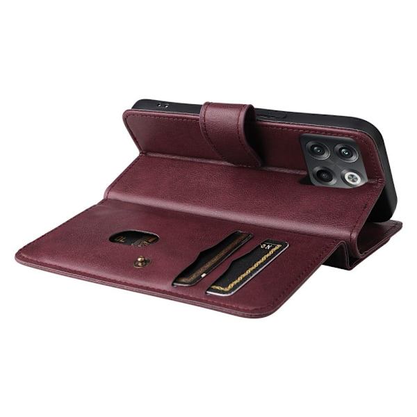 10-slot Pung Etui til OnePlus Ace Pro / 10t - Rødvin Red