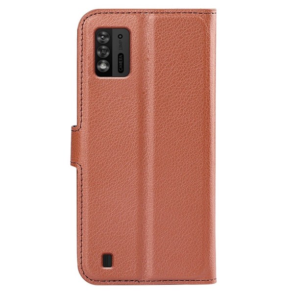 Classic ZTE Blade A52 Lite Flippetui - Brun Brown