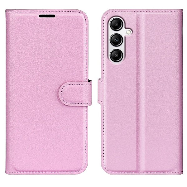 Klassisk Samsung Galaxy A34 5G Flip Etui - Lyserød Pink