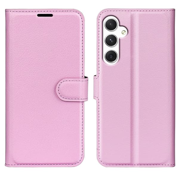 Classic Samsung Galaxy S24 flipfodral - Rosa Rosa