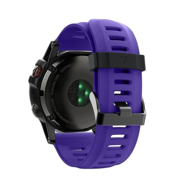 Garmin Fenix 5X / Fenix 3 silikon klockarmband - Lila Lila