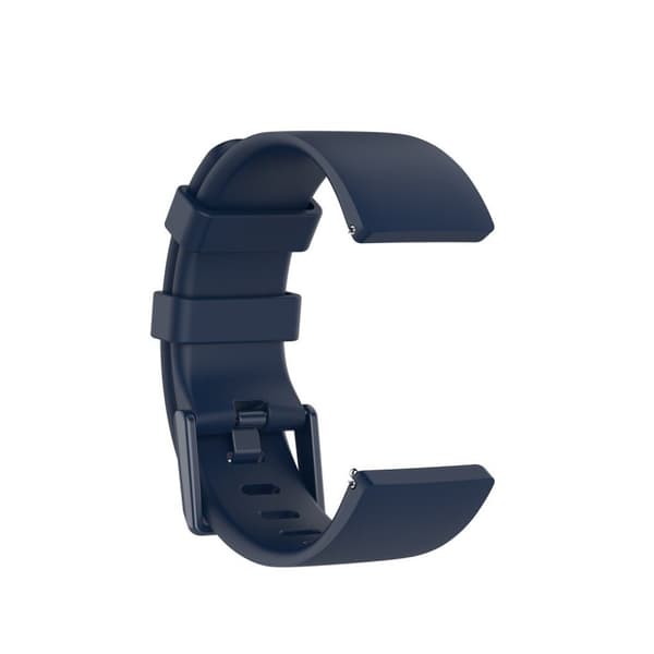 Fitbit Versa 2 / Versa Lite silikon klockarmband - mörkblå / Size: S Blå